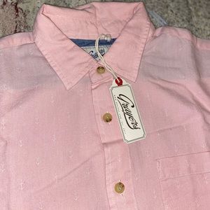 Grayers Coastal Anchor Print Button Up In Light Pink